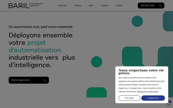Screenshot of automatisationbaril.com