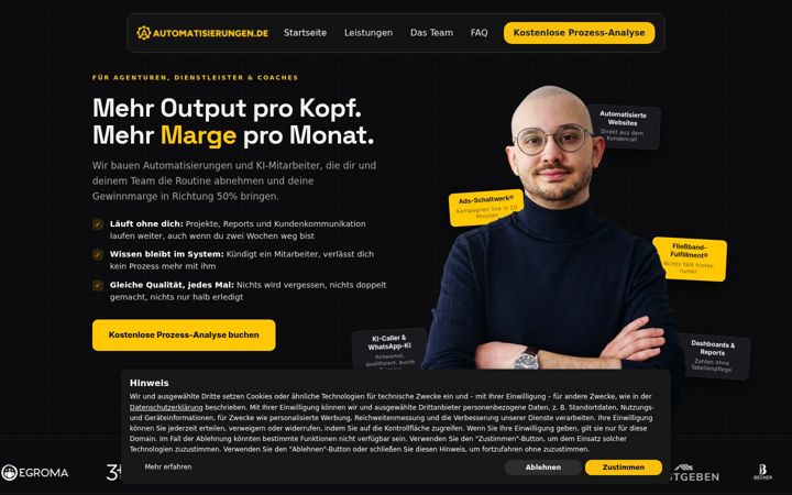 Screenshot of automatisierungen.de
