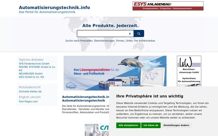 Screenshot of automatisierungstechnik.info