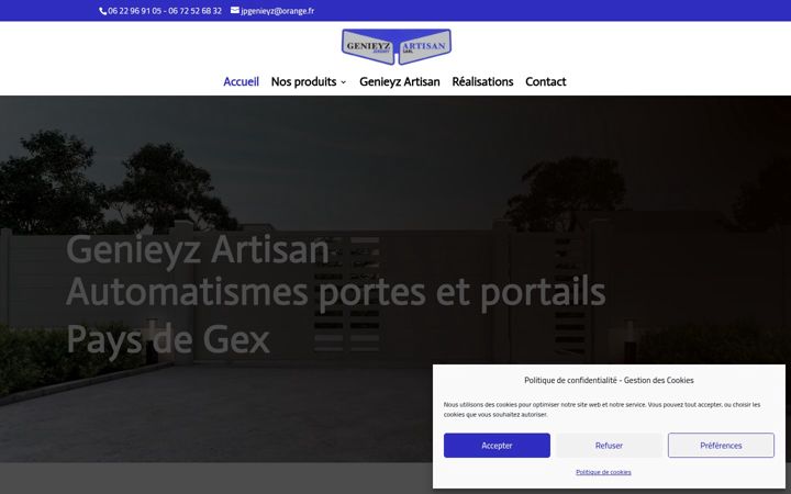 Zrzut ekranu automatisme-portail-pays-de-gex.com
