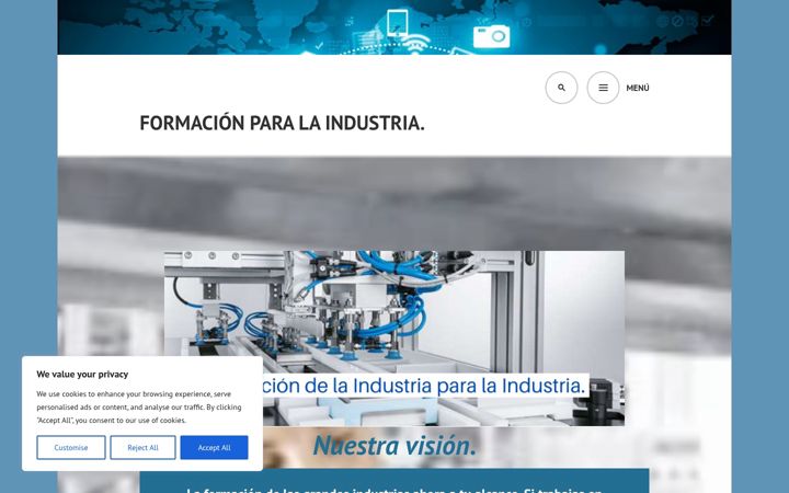 Capture d'écran de automatismoindustrial.com