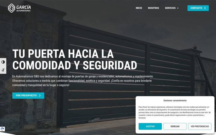 Screenshot of automatismosgarcia.es