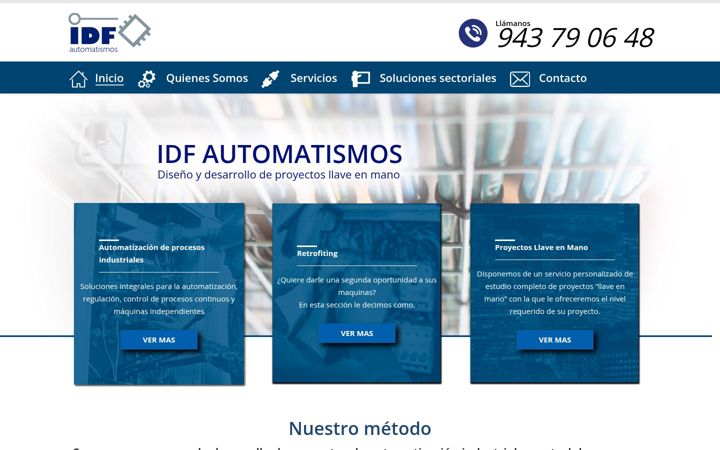 Screenshot of automatismosidf.es