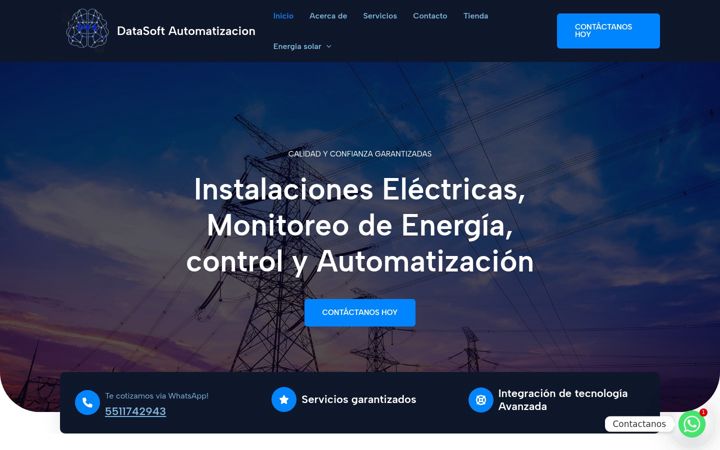 Screenshot of automatizacionds.com.mx