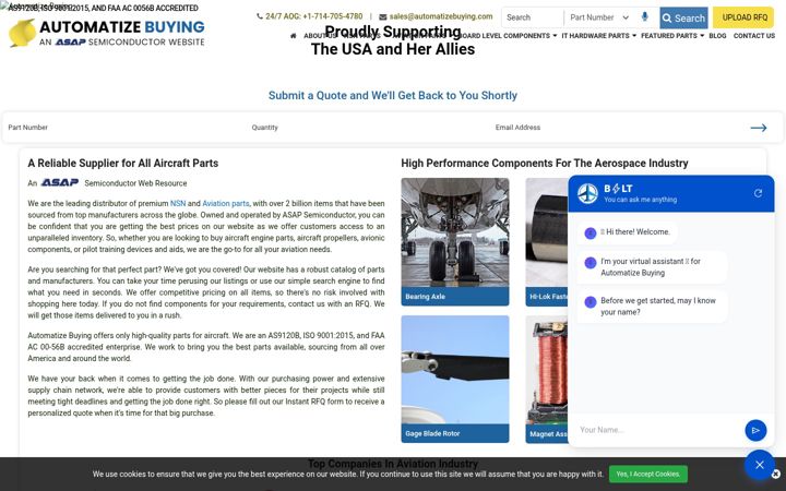 Screenshot of automatizebuying.com