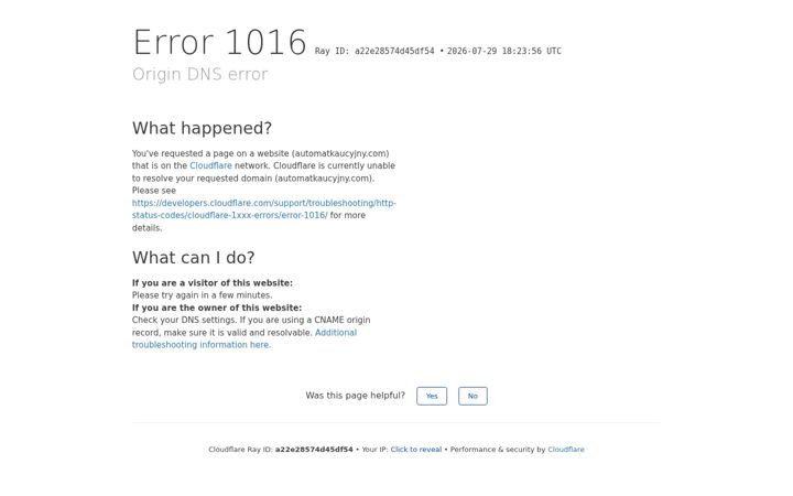 Ekraanipilt saidist automatkaucyjny.com