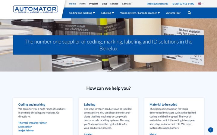 Screenshot of automator.nl