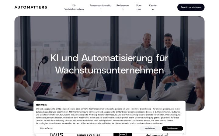 Screenshot of automatters.de