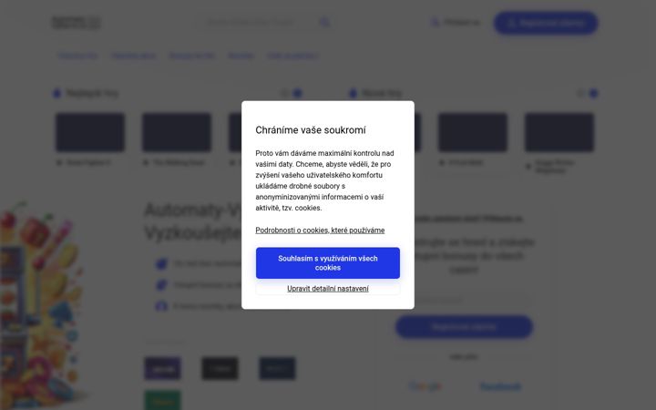 Screenshot of automaty-vyherni.cz