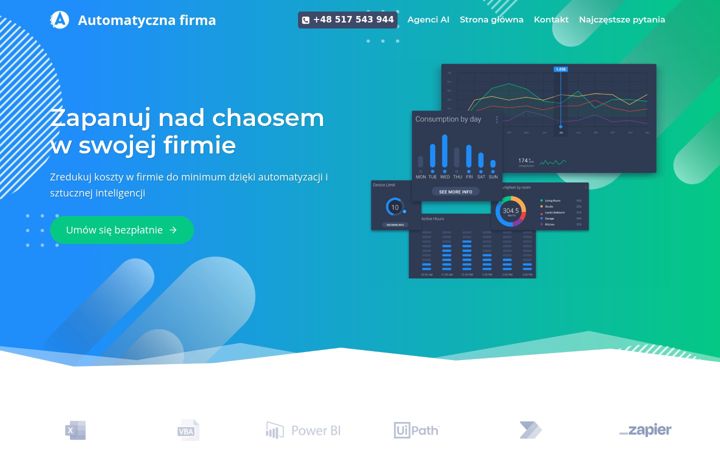 Екранна снимка на automatycznafirma.com