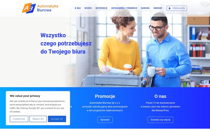 Screenshot of automatykabiurowa.pl