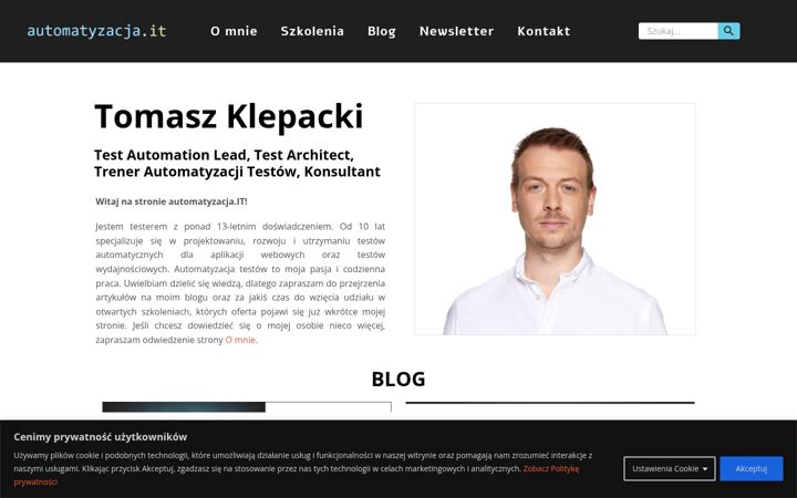 Snímek obrazovky automatyzacja.it