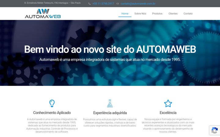 Screenshot of automaweb.com.br
