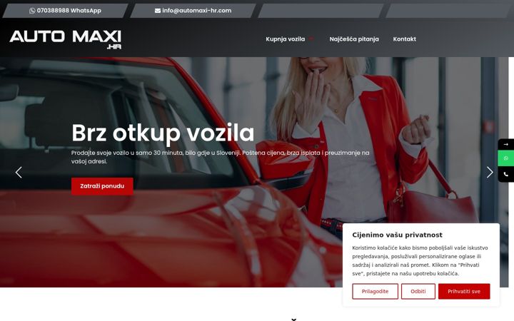 Screenshot of automaxi-hr.com