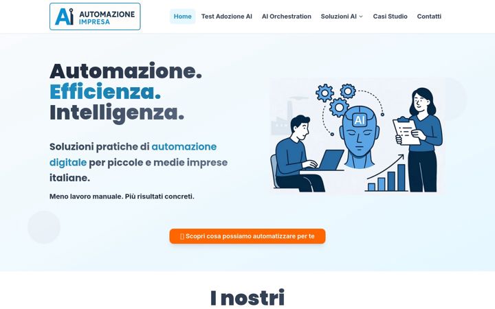 Screenshot of automazioneimpresa.it