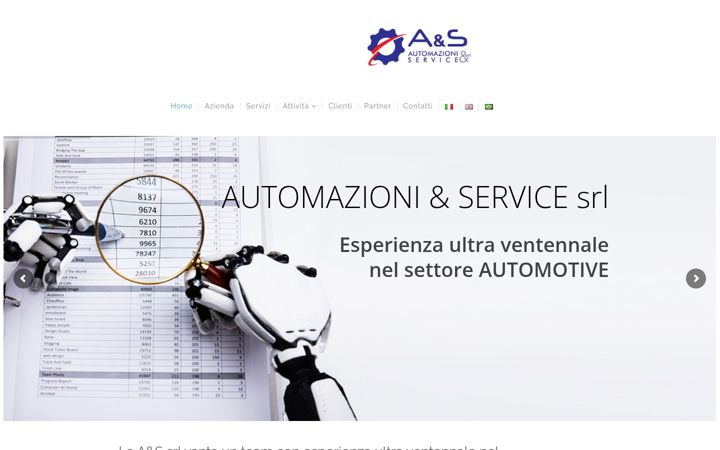 Screenshot of automazioniservice.com