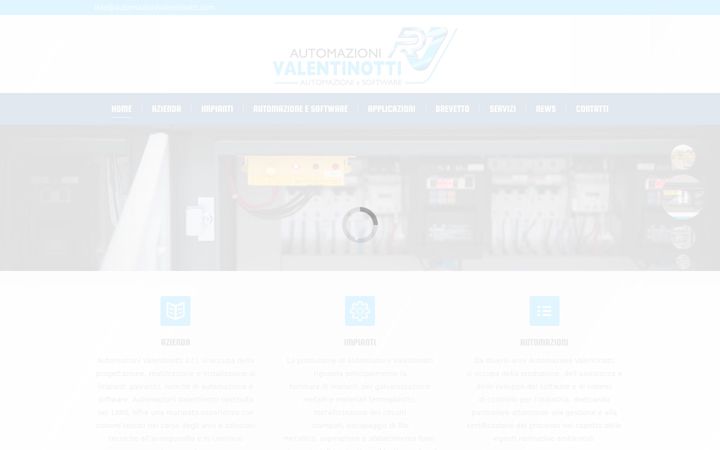 Screenshot ta' automazionivalentinotti.com