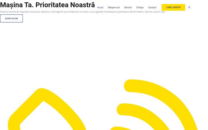 Screenshot of automecall.ro