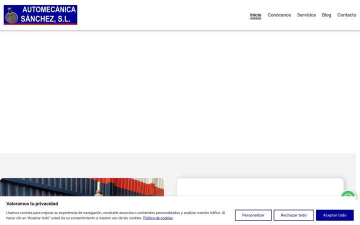 Screenshot ta' automecanicasanchez.es