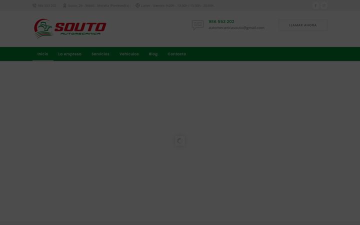 Screenshot ta' automecanicasouto.com