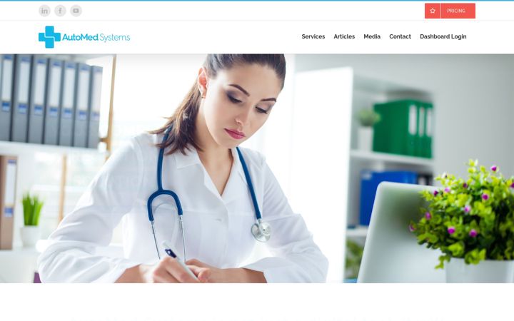 Screenshot of automedsystems.com.au