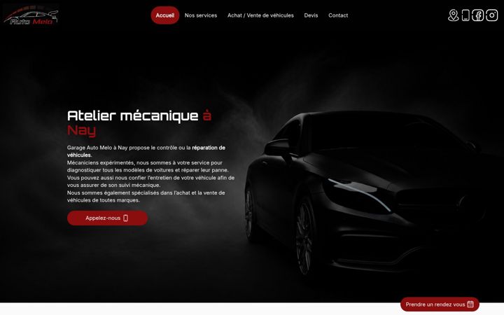 Screenshot di automelo.fr