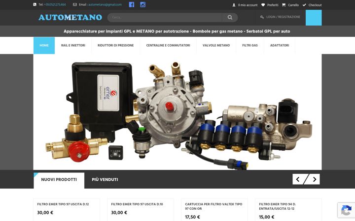 Capture d'écran de autometano.com