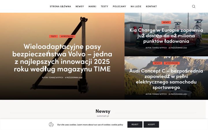 Screenshot of autometr.pl