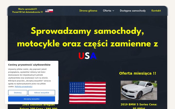 Screenshot of automidwest.pl