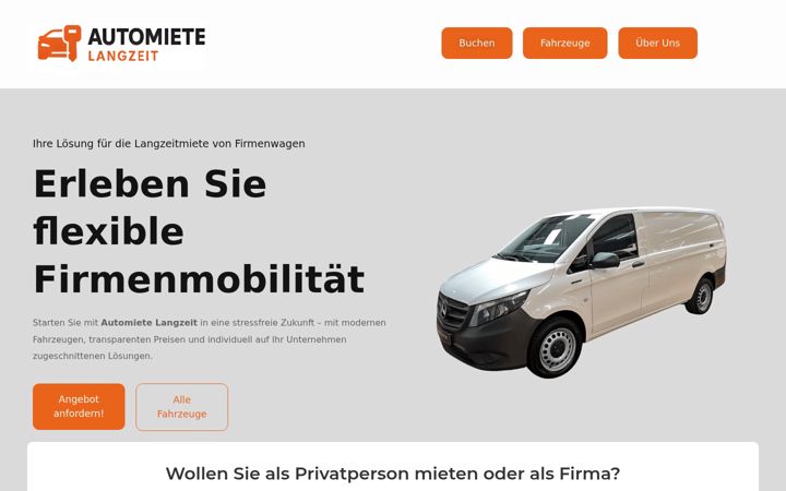 Screenshot of automiete-langzeit.de