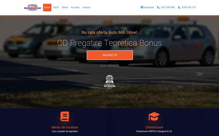 Screenshot of automihdrive.ro