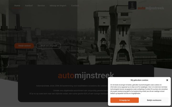 Screenshot of automijnstreek.nl