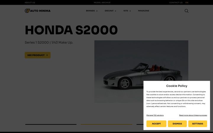 Screenshot of autominima.com