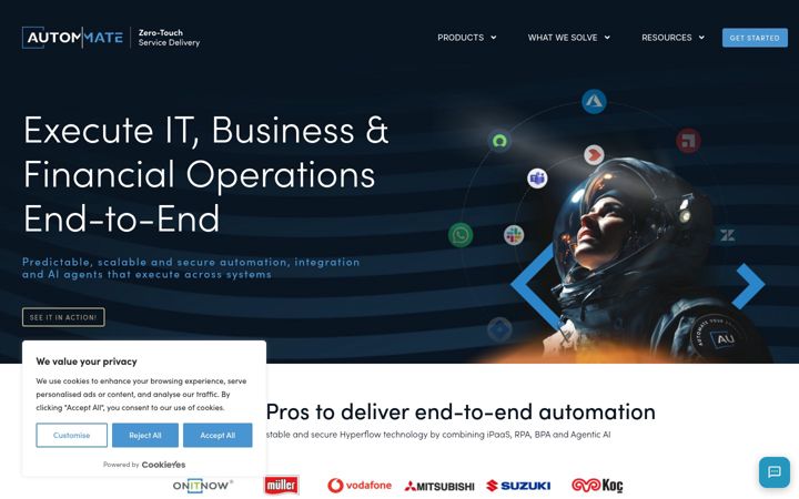 Screenshot von autommate.com