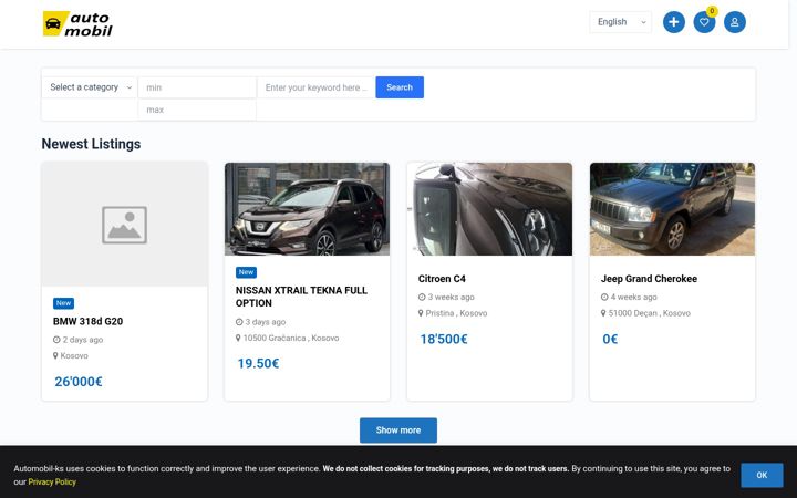Screenshot von automobil-ks.com