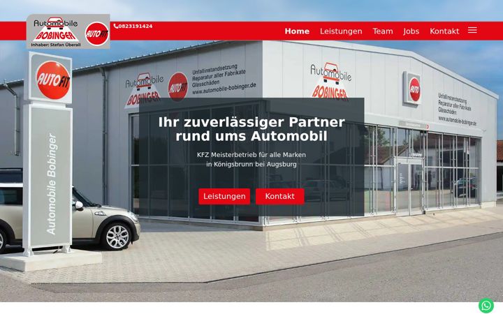 Screenshot von automobile-bobinger.de