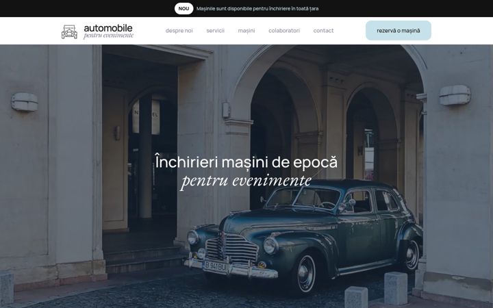 Screenshot of automobile-evenimente.ro