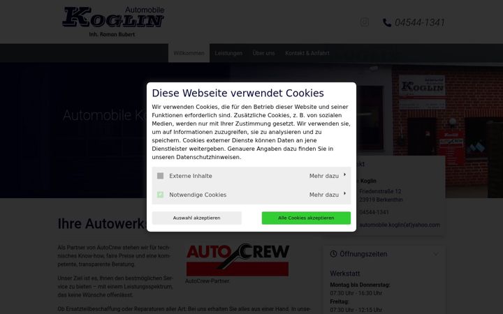 Screenshot of automobile-koglin.de