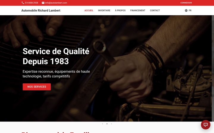 Screenshot of automobile-lambert.com