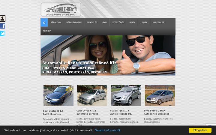 Screenshot of automobile-rent.hu