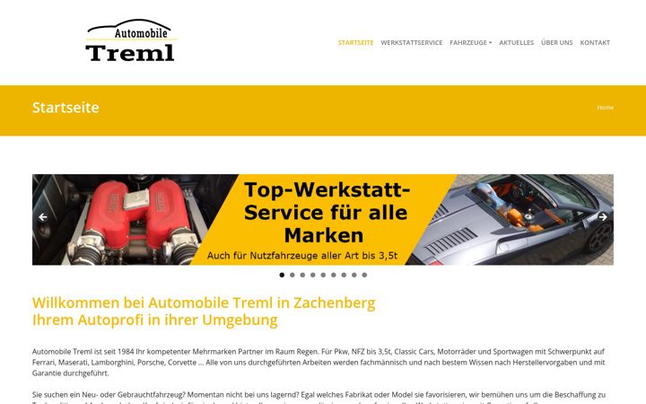 Screenshot of automobile-treml.de