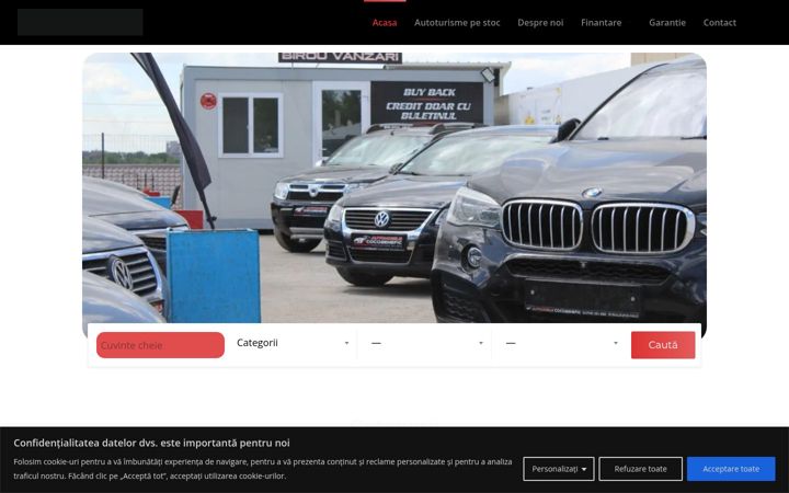 Screenshot of automobilecocobenefic.ro