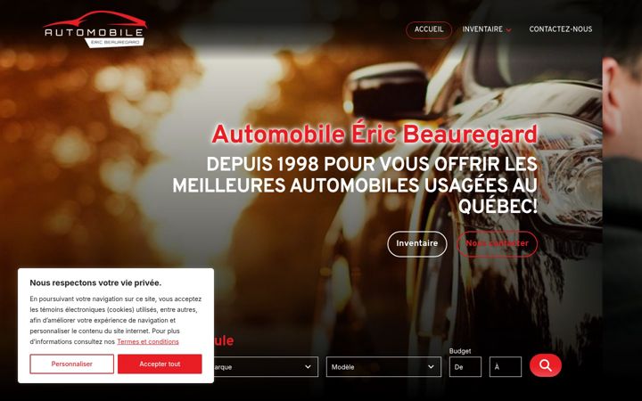 Screenshot von automobileericbeauregard.com