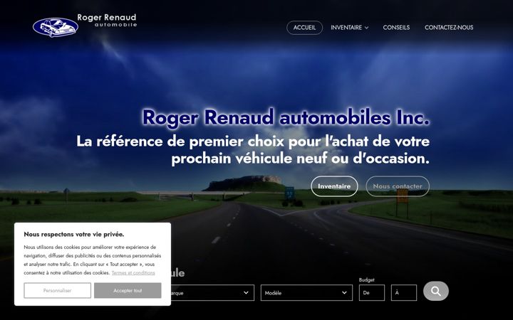 Screenshot of automobilerogerrenaud.com