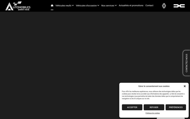 Screenshot ta' automobiles-saint-ave.fr