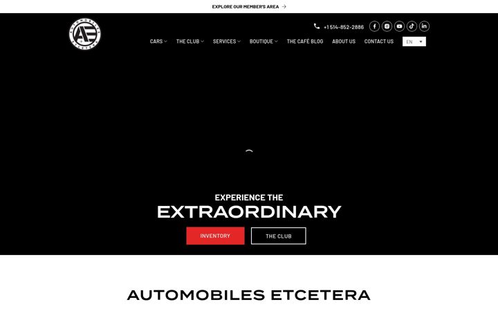 Screenshot του automobilesetcetera.com