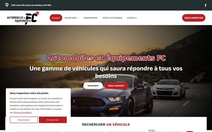 Screenshot του automobilesfc.com