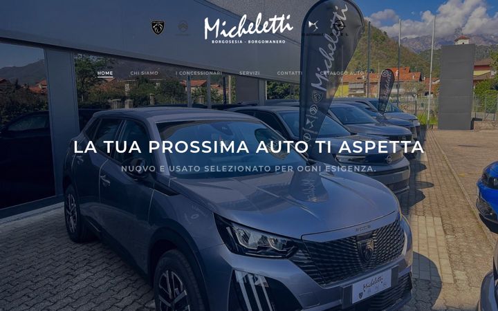 Screenshot of automobilimicheletti.it