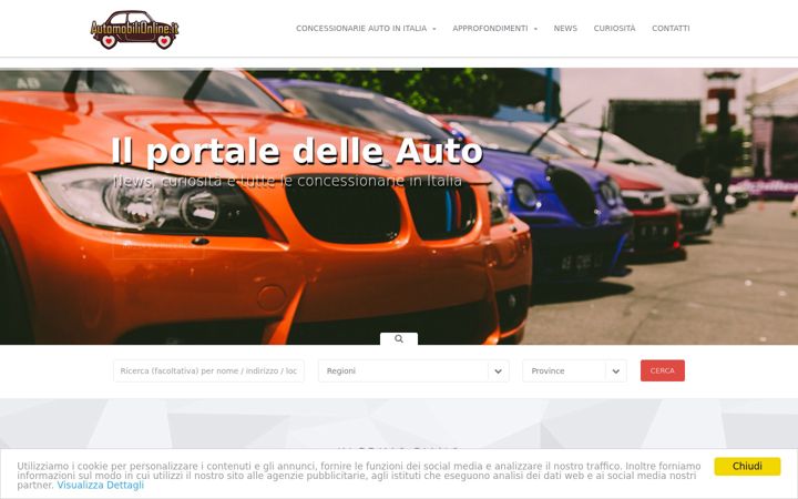 Captura de pantalla de automobilionline.it