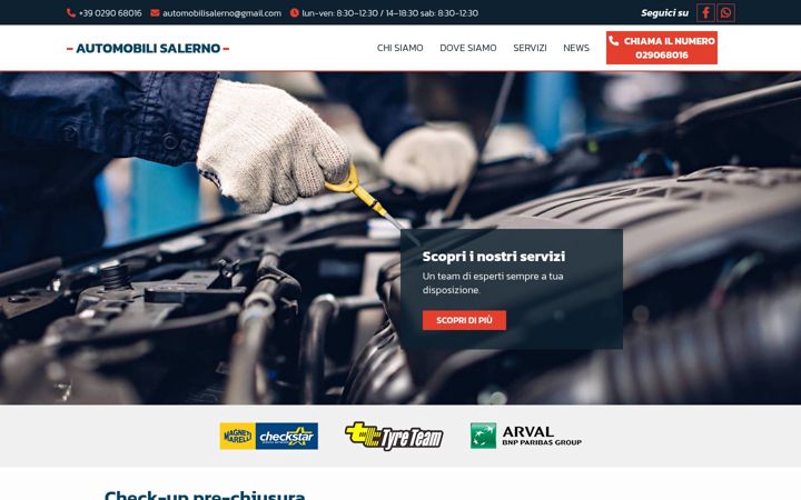 Screenshot ta' automobilisalerno.it